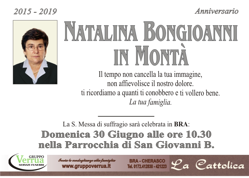 Natalina Bongioanni in Montà