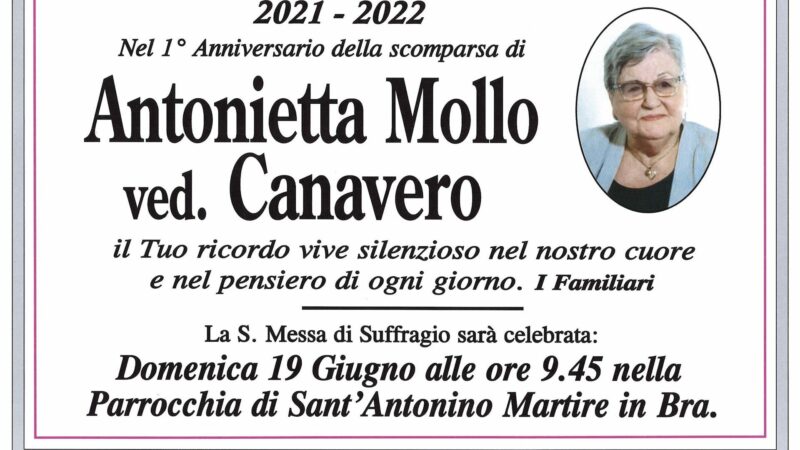 Antonietta Mollo ved. Canavero